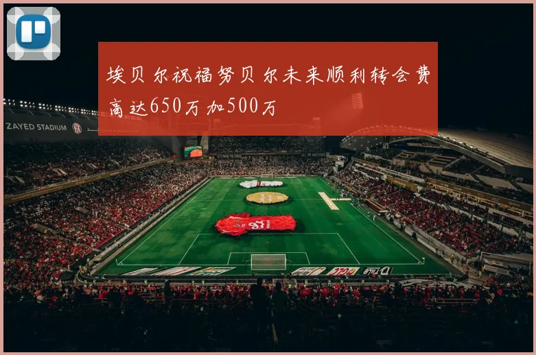 埃贝尔祝福努贝尔未来顺利转会费高达650万加500万